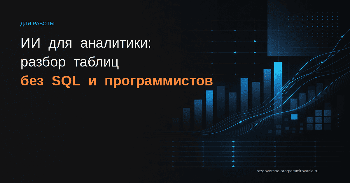 ИИ-агент для аналитики данных