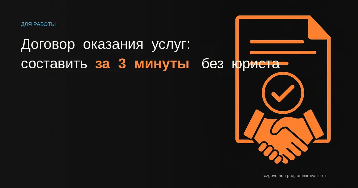 ИИ для договора услуг
