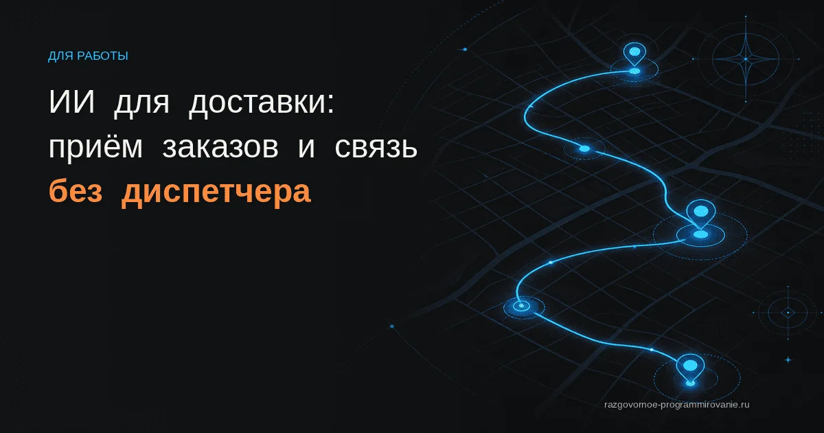 ИИ для доставки