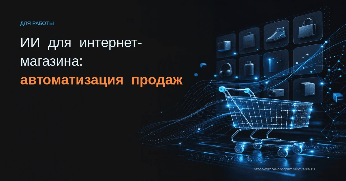 Обложка: ИИ для интернет-магазина