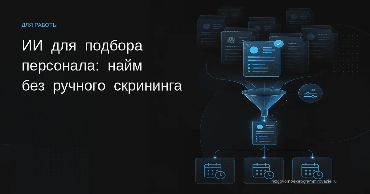 ИИ для подбора персонала