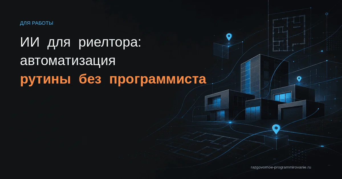 Обложка: ИИ для риелтора