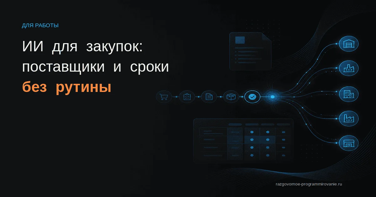 ИИ для закупок