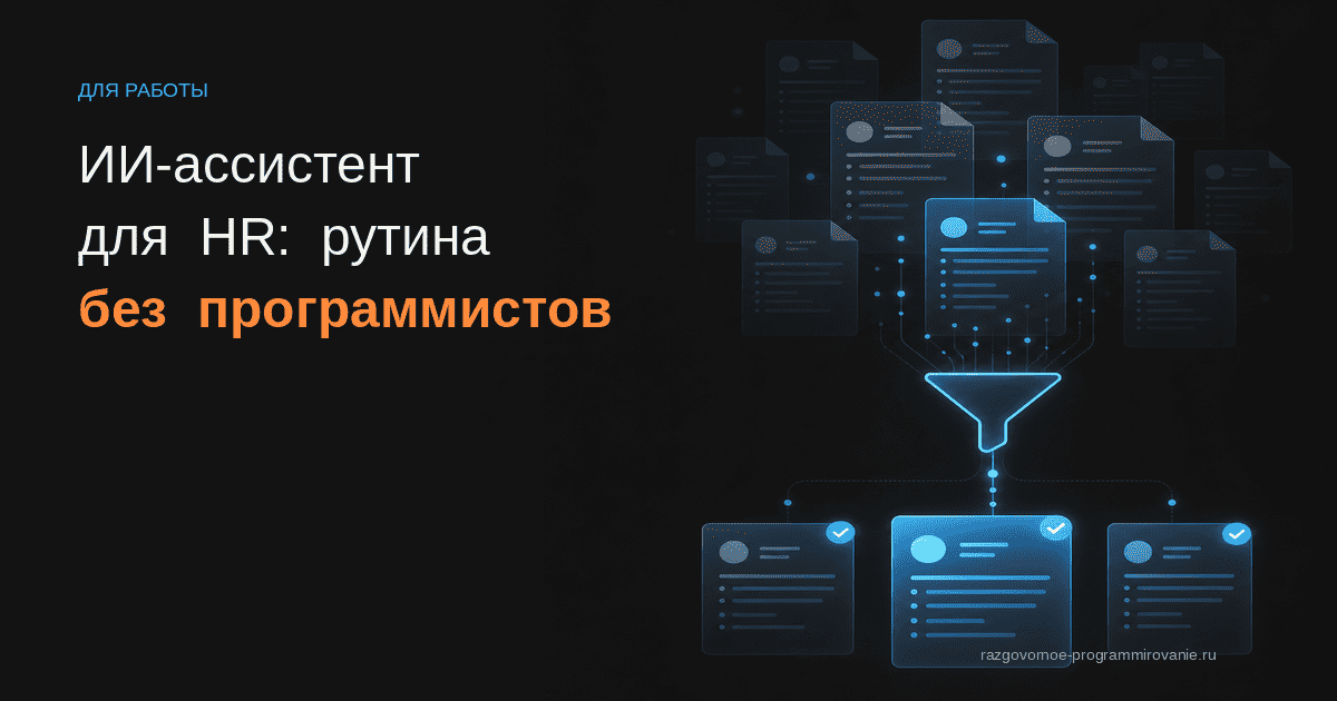 Обложка: ИИ для HR