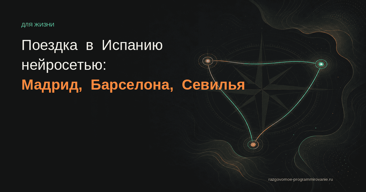 ИИ-планировщик поездки в Испанию