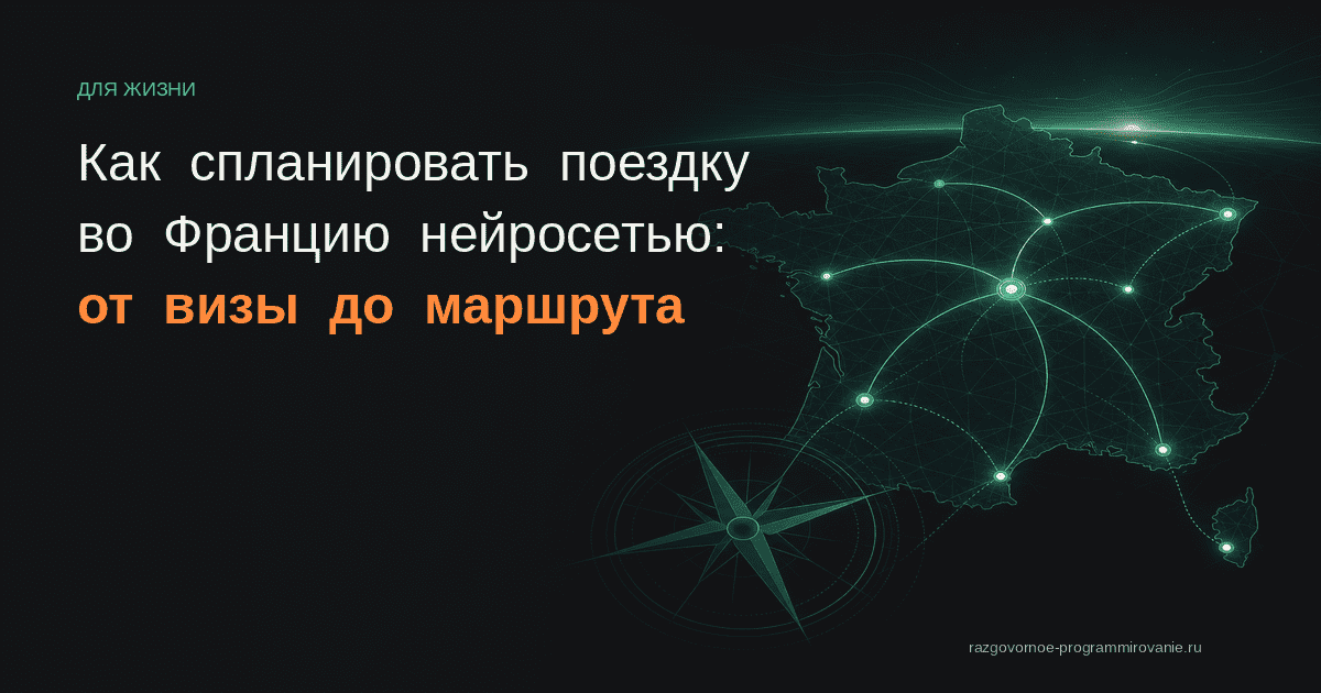 ИИ-планировщик поездки во Францию
