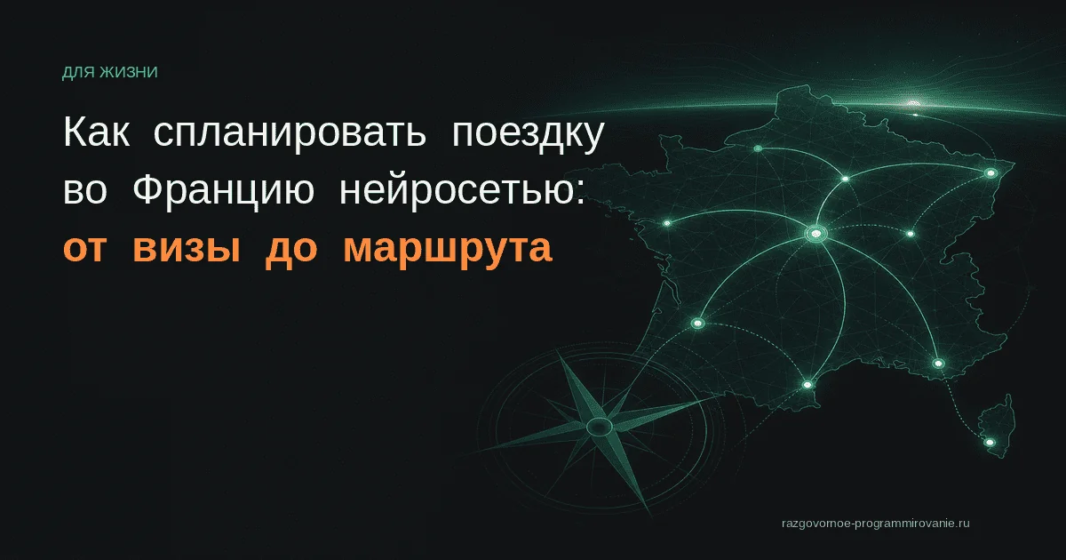 ИИ-планировщик поездки во Францию