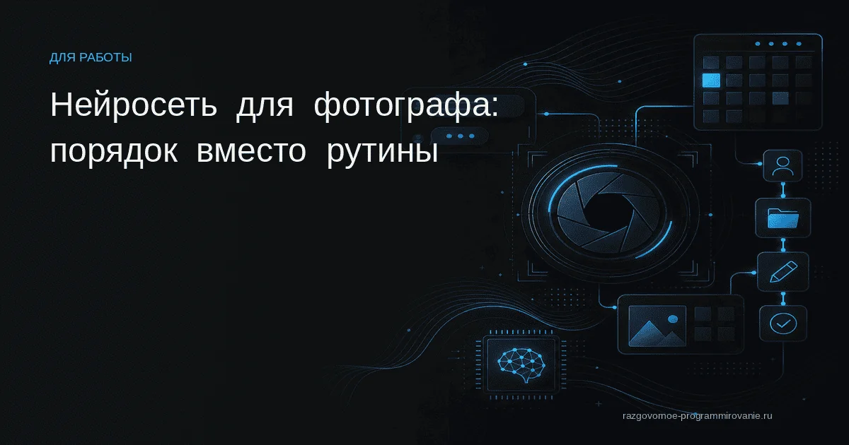 ИИ для фотографа
