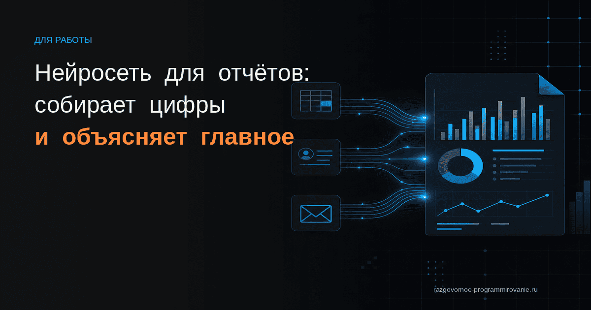 Нейросеть для отчётов