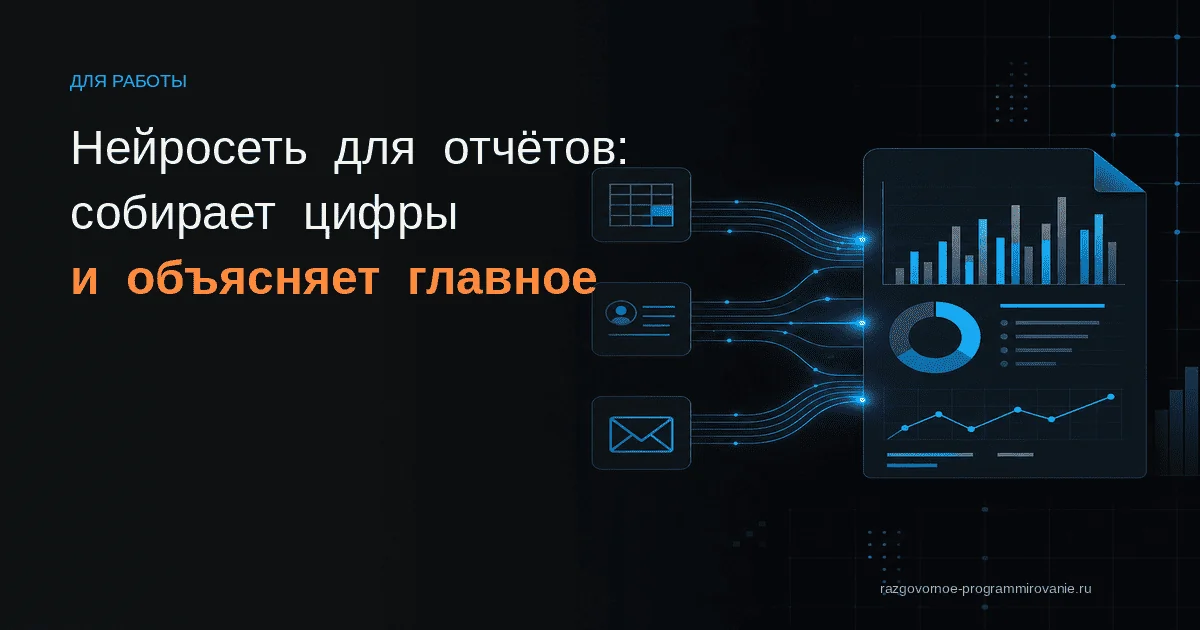 Нейросеть для отчётов