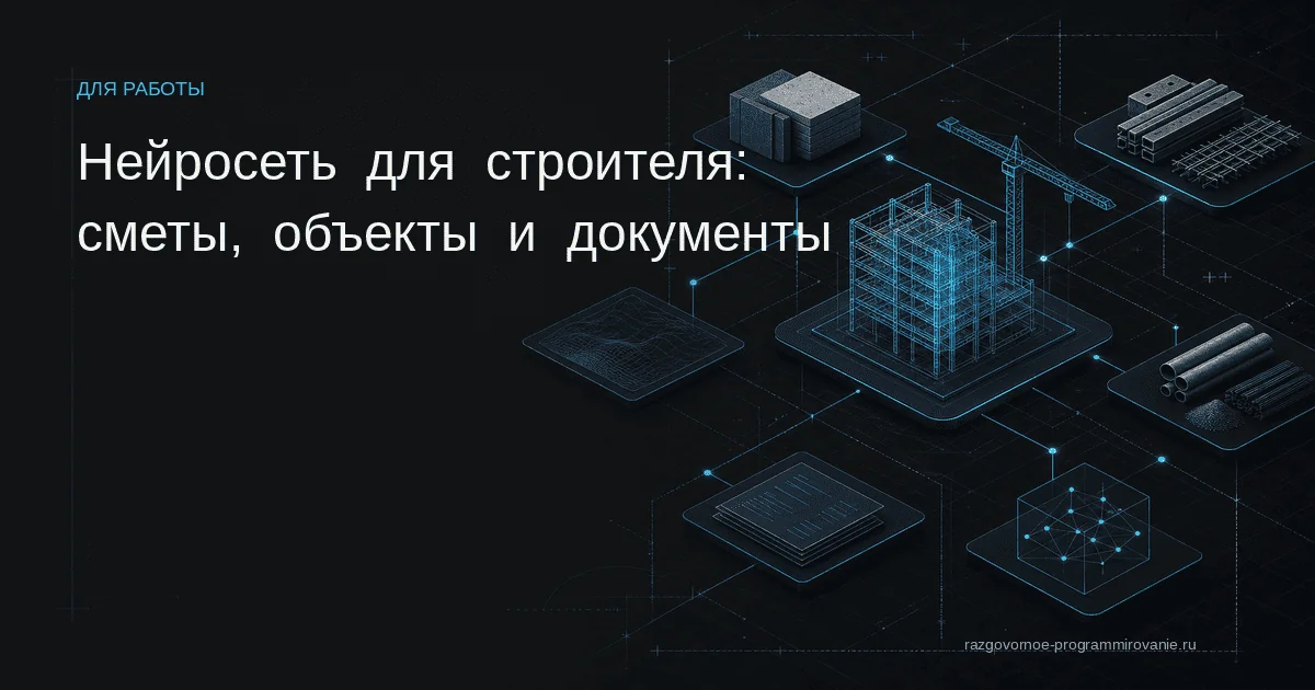 ИИ для строителя